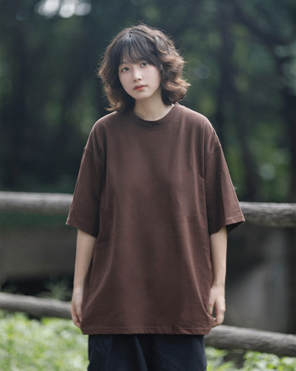 OVERSIZED BASIC TEE W1722