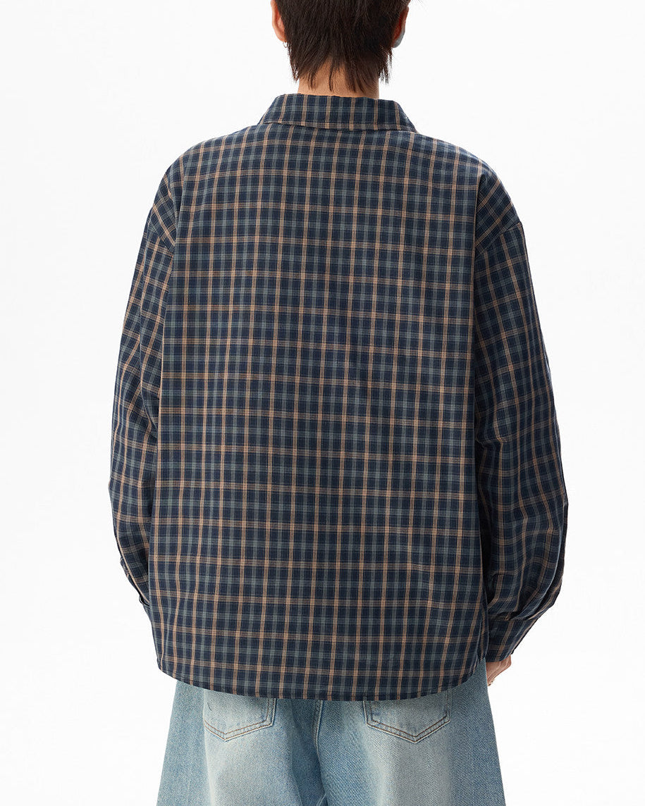 CHECKERED POCKET SHIRTS W1574