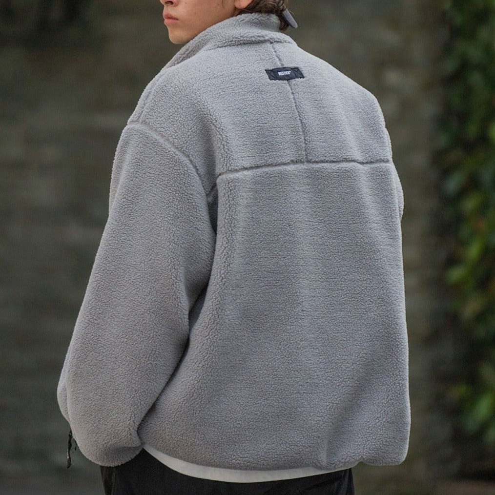 BICOLOR FLEECE JACKET W704