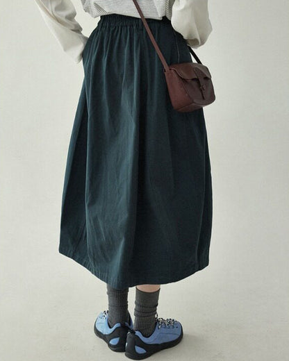 BALLOON LONG SKIRT W1590