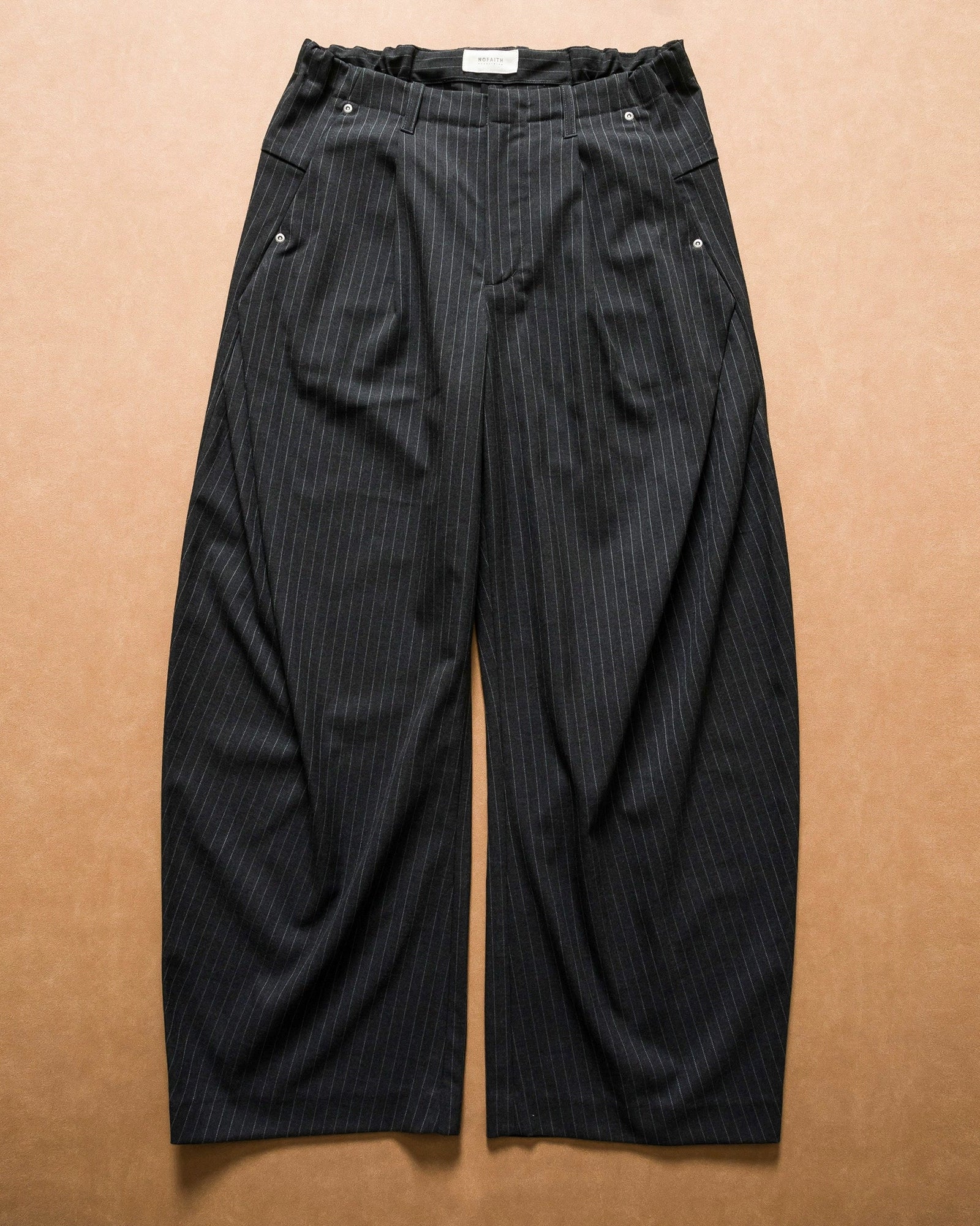 PINSTRIPE WIDE SLACKS W1489