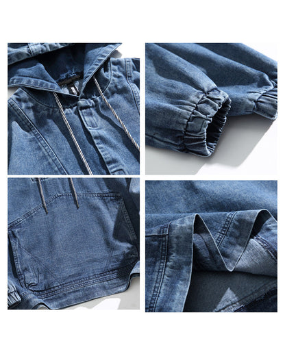 DENIM PULLOVER W1566