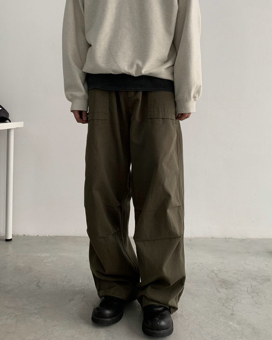 WIDE UTILITY CARGO PANTS W1558