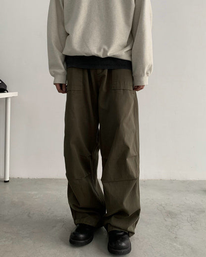 WIDE UTILITY CARGO PANTS W1558