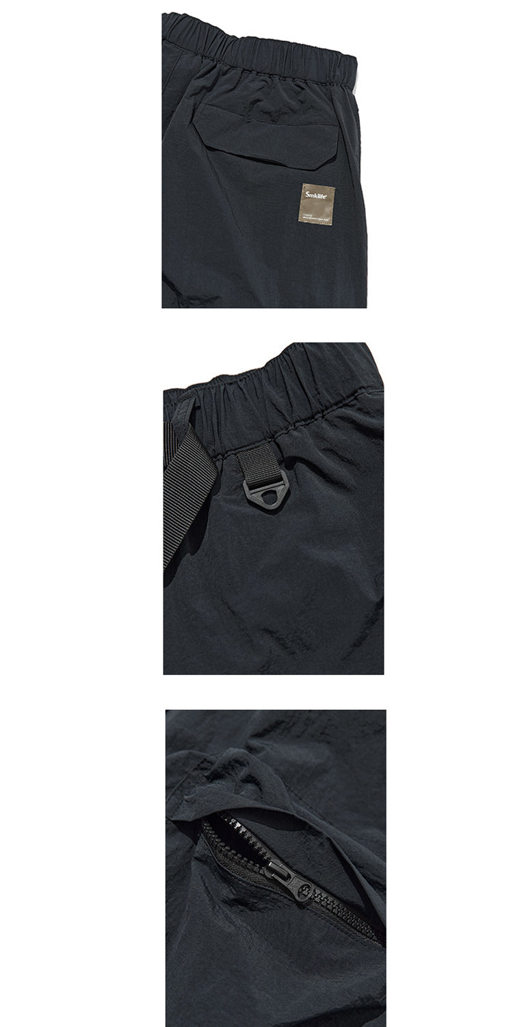 OVER POKET NYLON CARGO PANTS W248