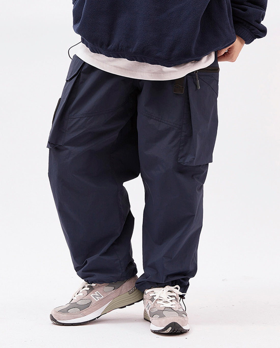 BIG POKET NYLON CARGO PANTS W247