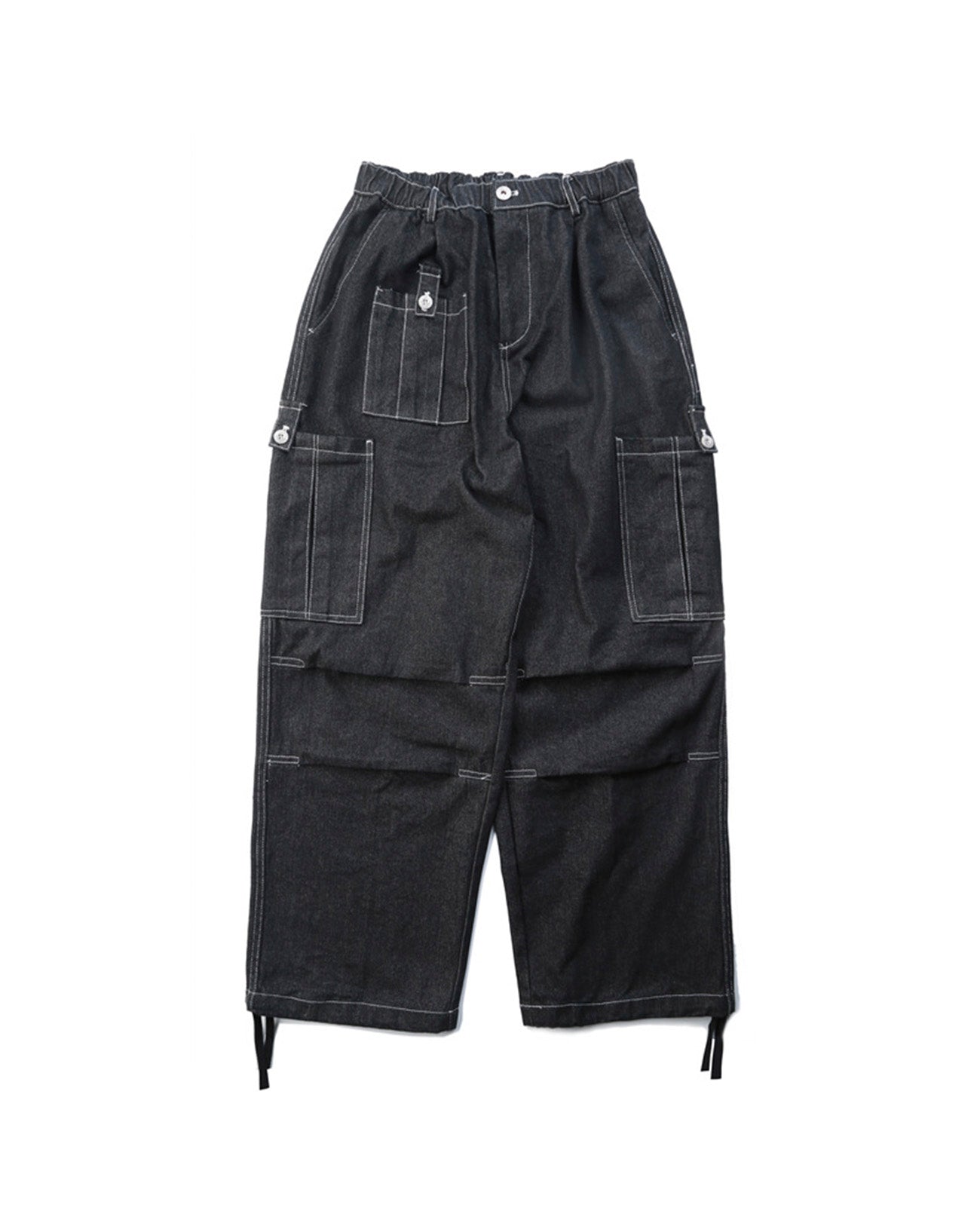 MULTI POCKET DENIM CARGO PANTS W1037