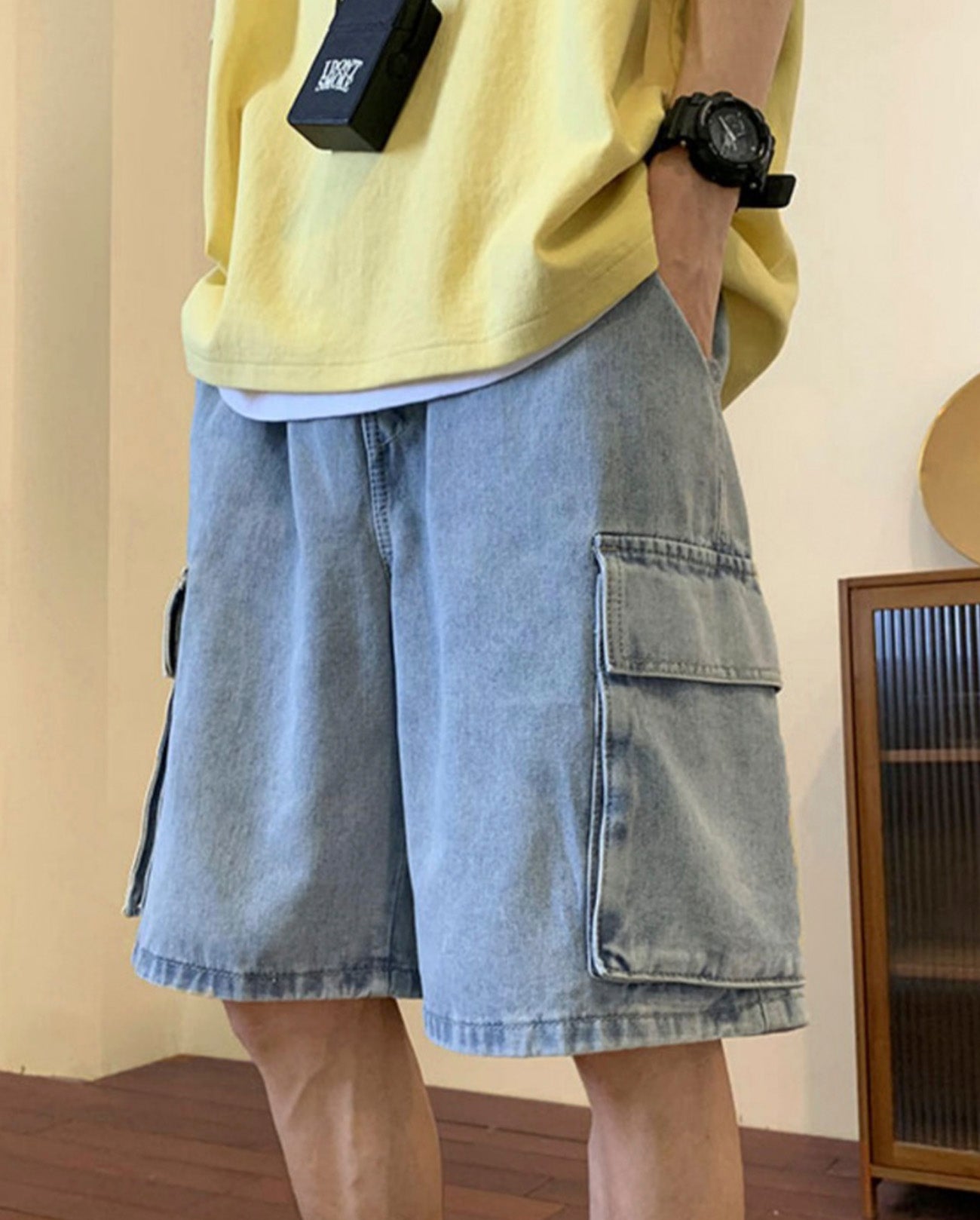 WORK DENIM SHORTS W1053