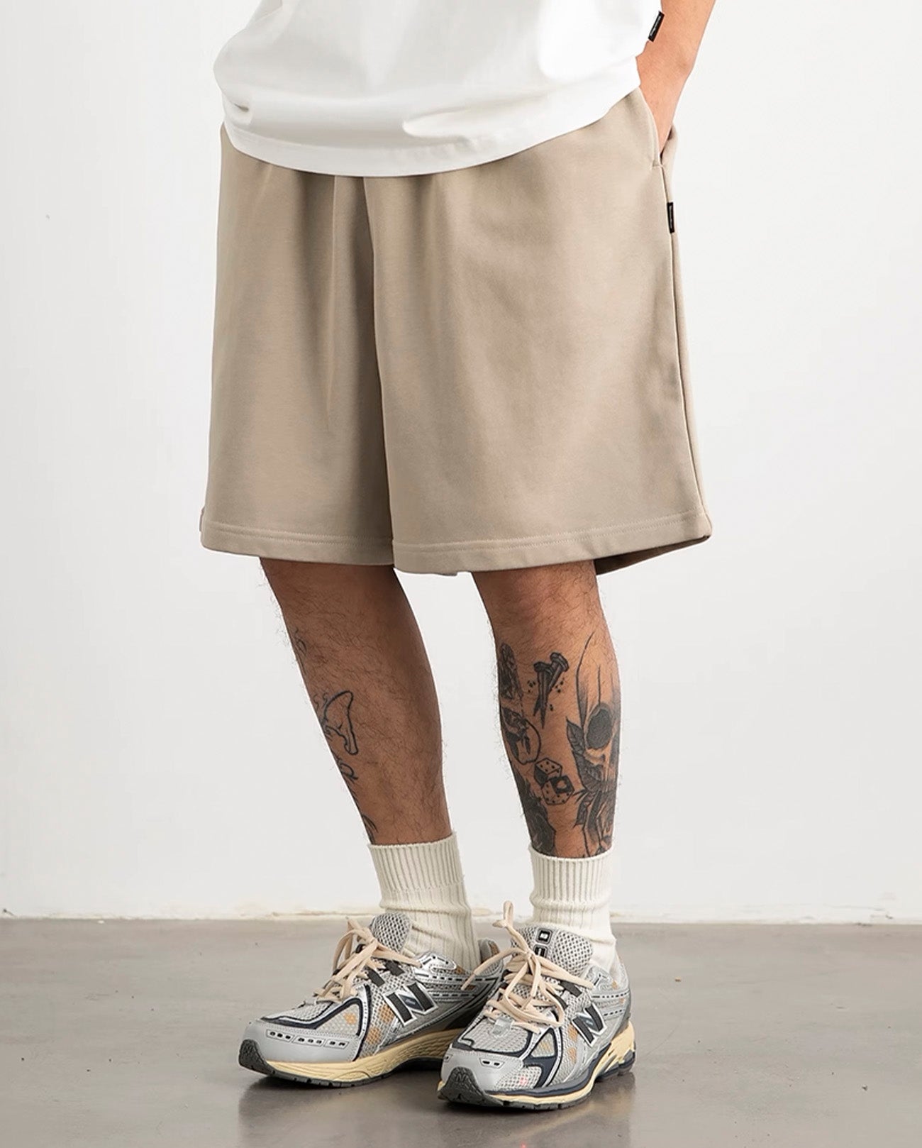 HEAVY WEIGHT SWEAT SHORTS W1068