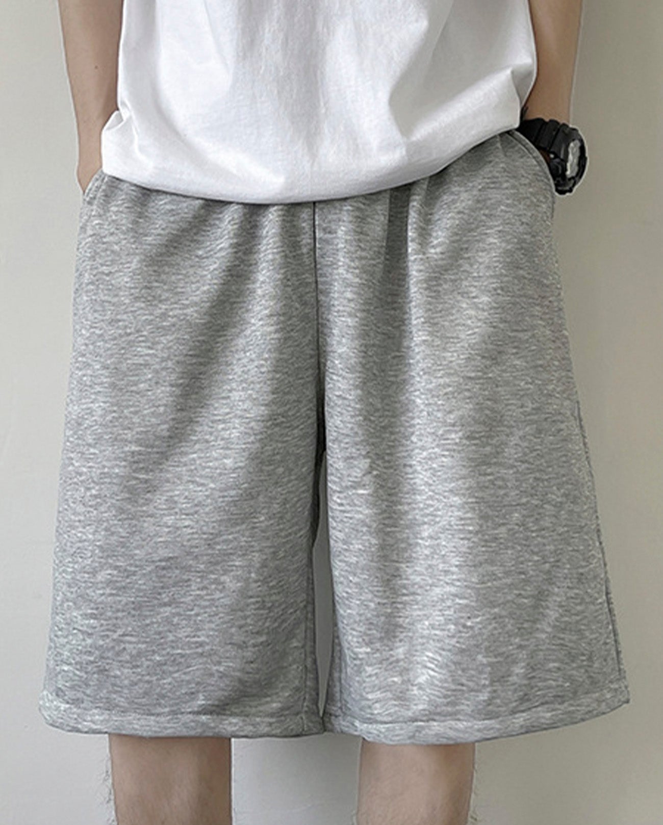 LOOSE FIT SWEAT SHORTS W1158