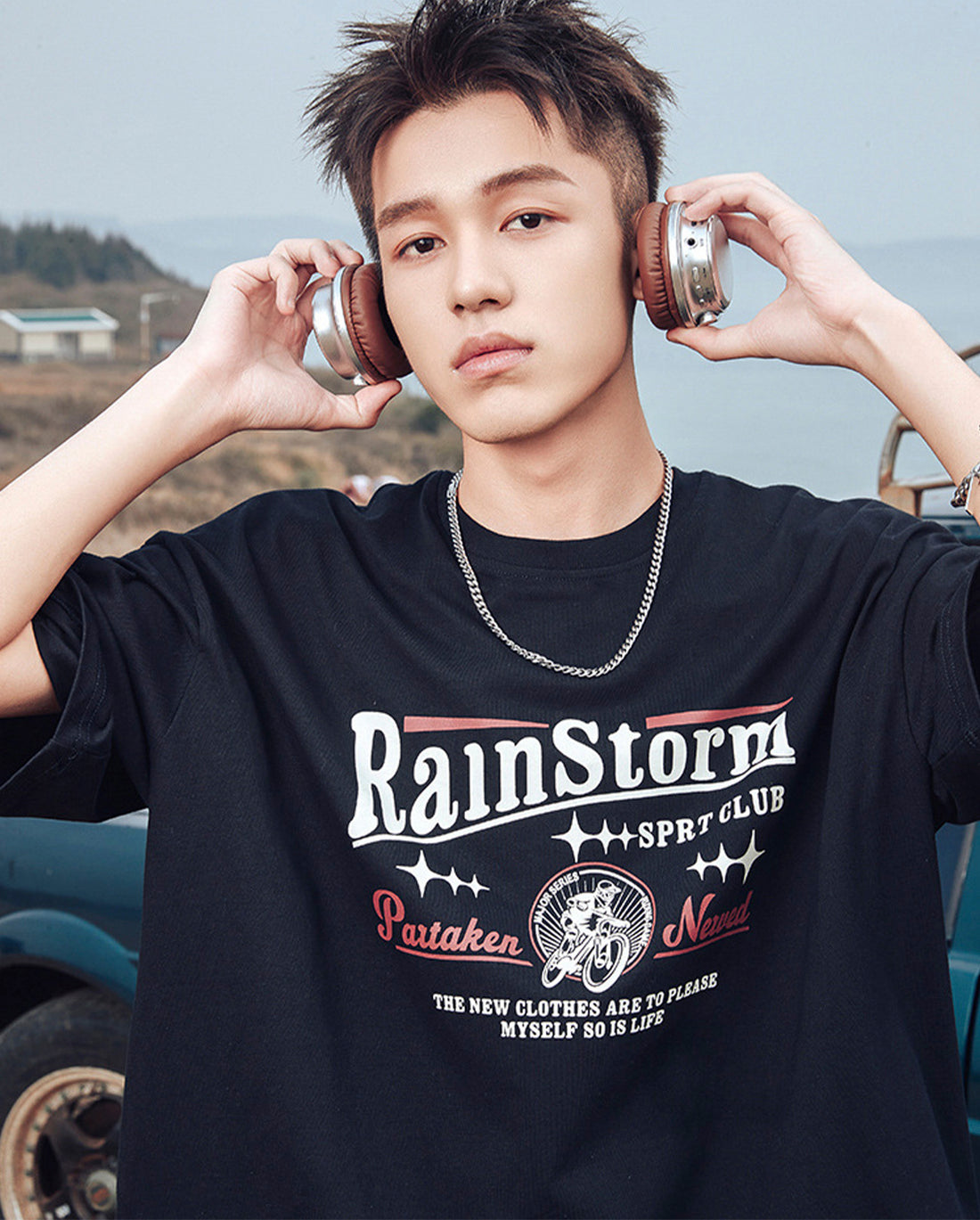 RAIN STORM LOGO T-SHIRTS W1191