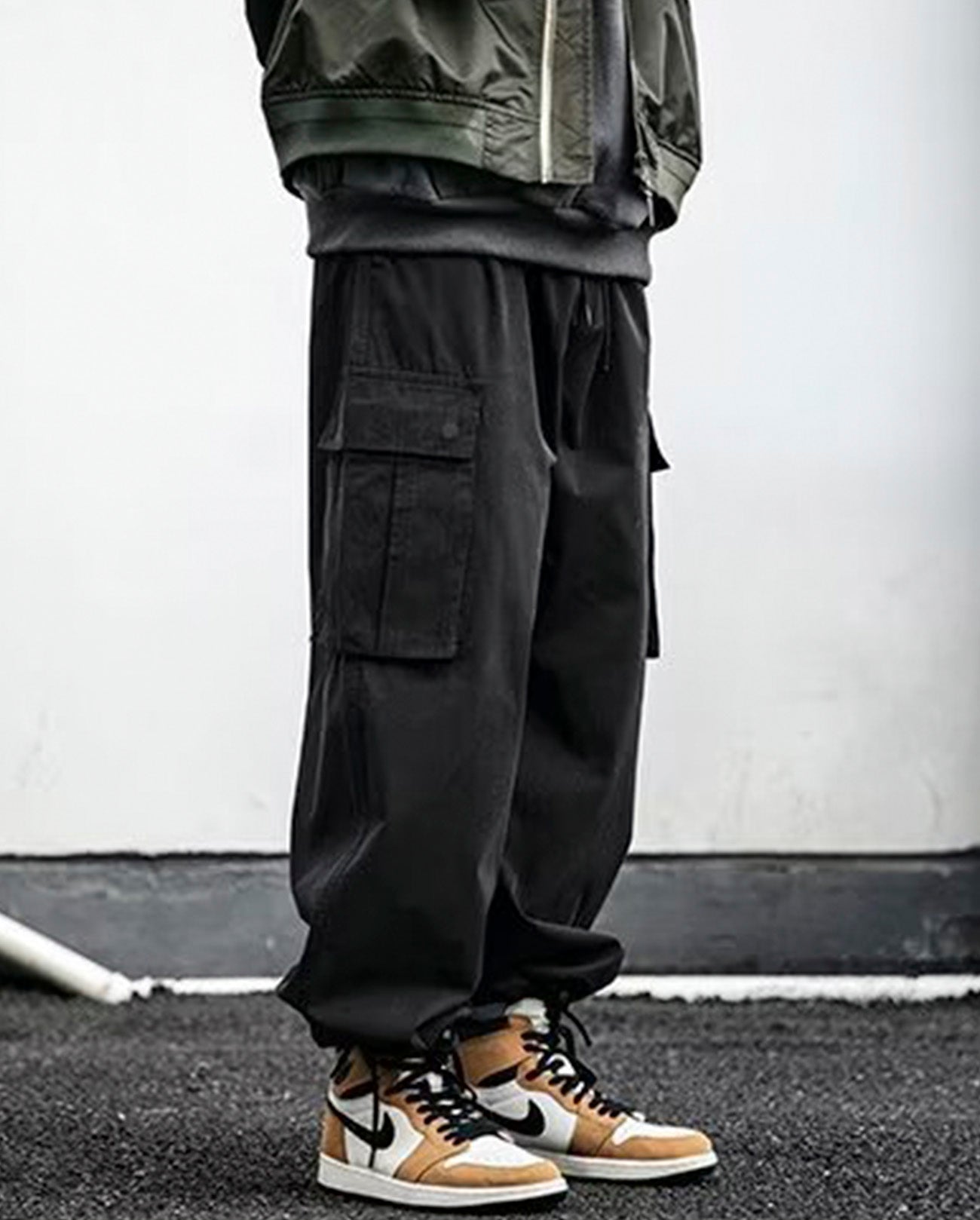 WASHED BALLOON CARGO PANTS W262