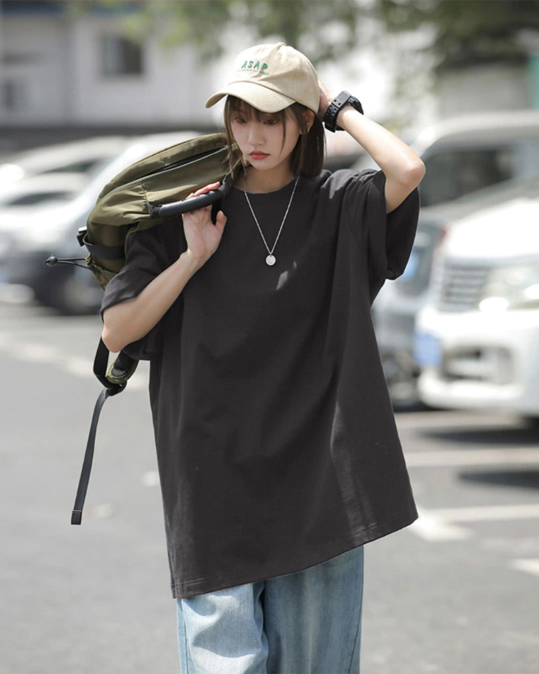 BIG SILHOUETTE T-SHIRTS W594