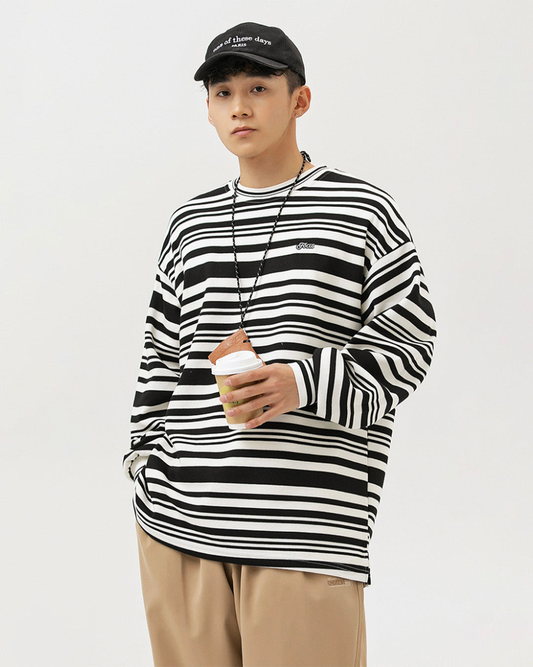 CITY BORDER LONG SLEEVE T SHIRTS W612