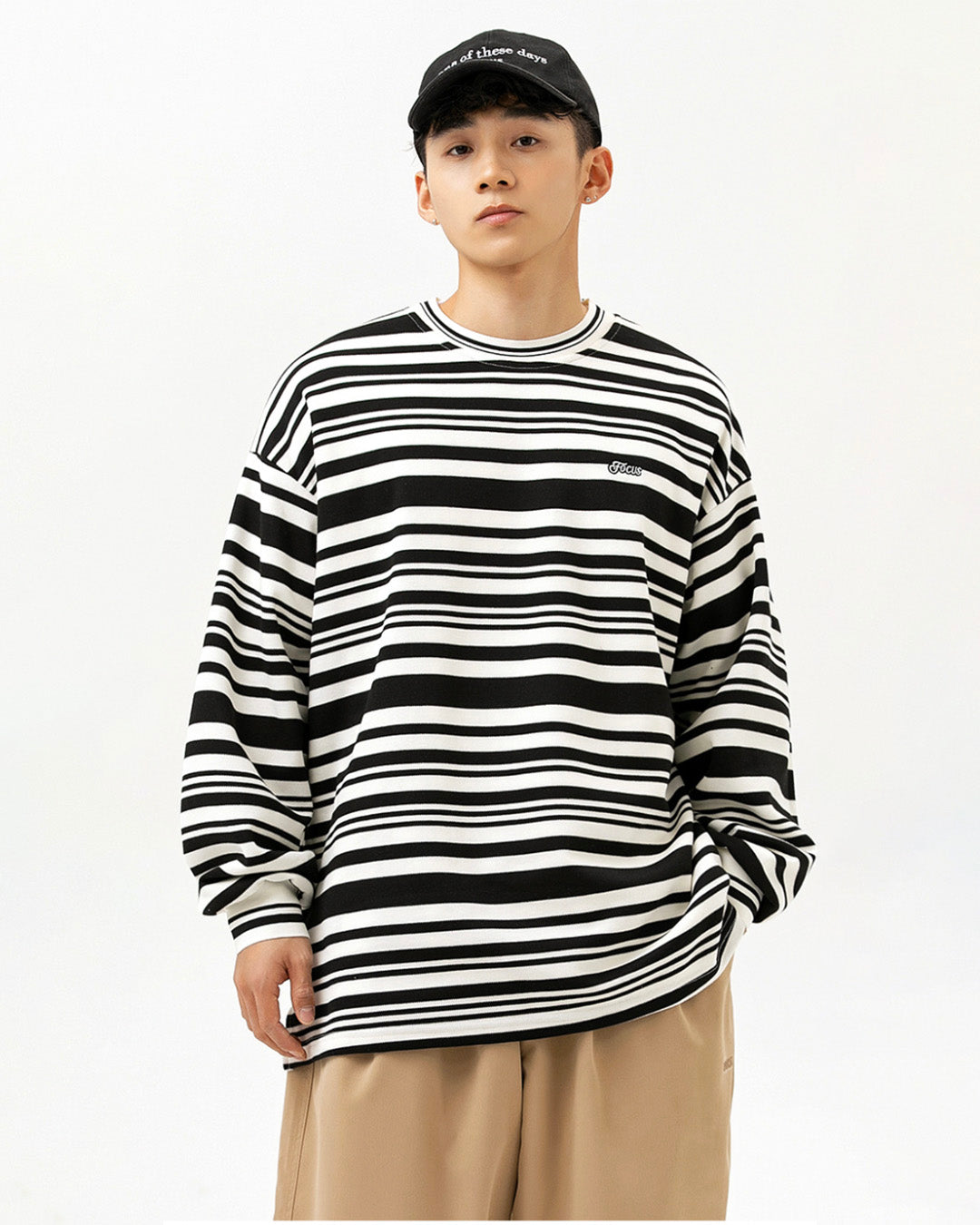 CITY BORDER LONG SLEEVE T SHIRTS W612