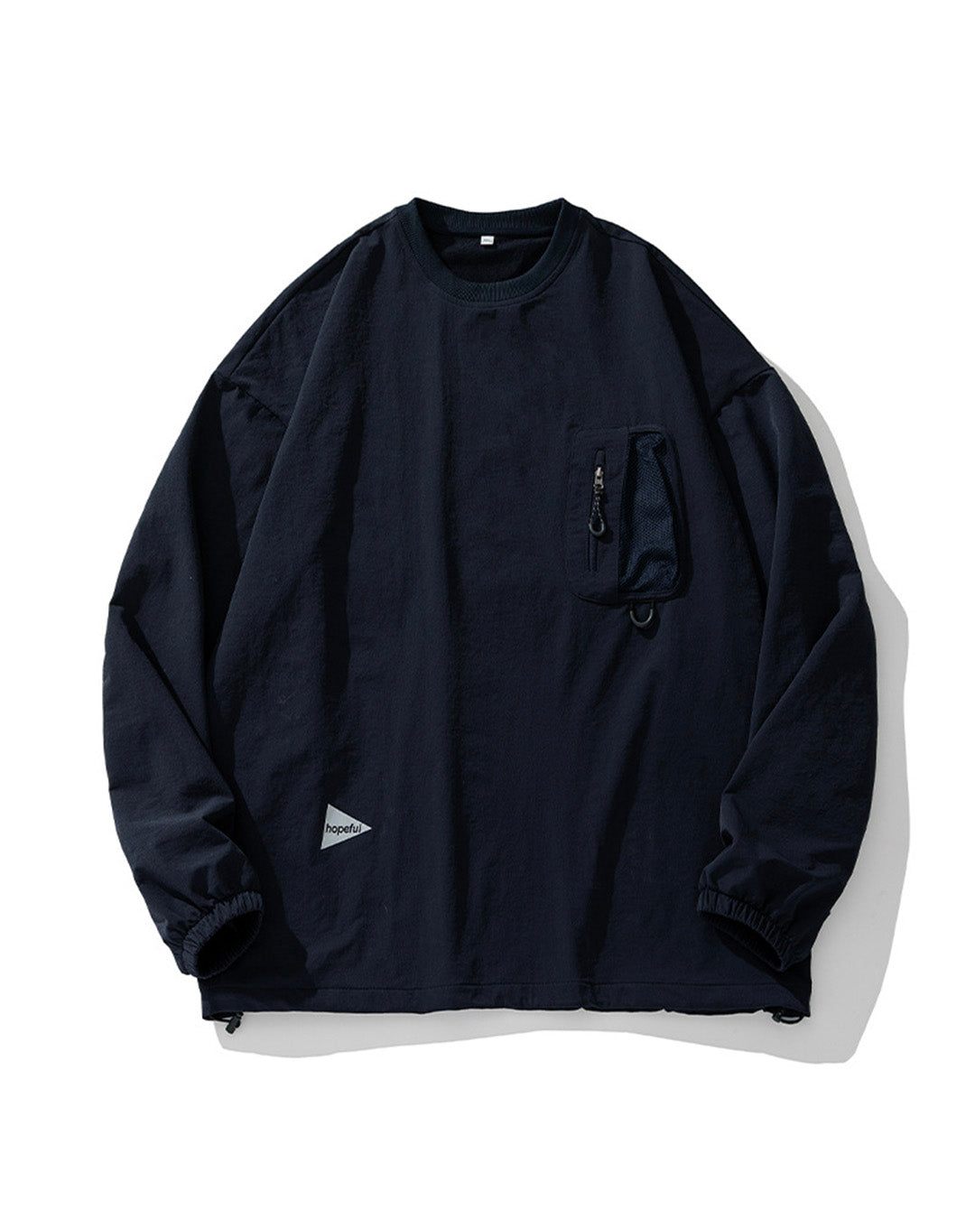 RELAX ZIP POCKET CREW SWEAT W645