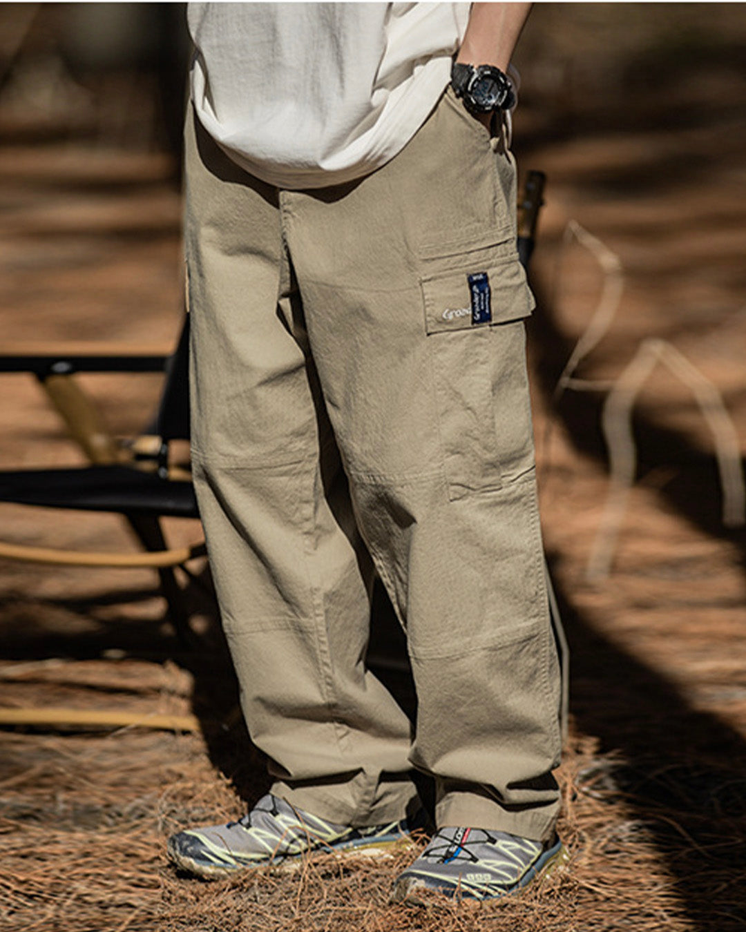 CARGO WASH WORK PANTS W653