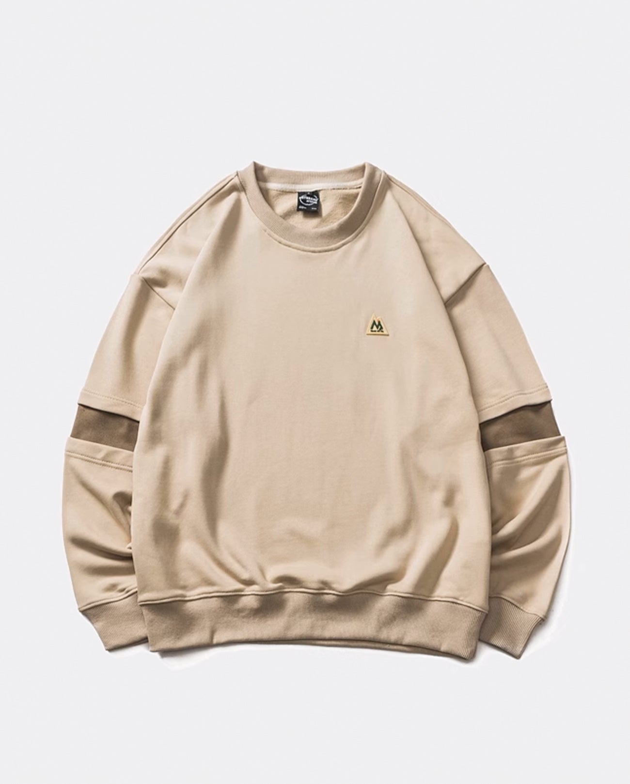 SLEEVE LINE CREW SWEAT W666