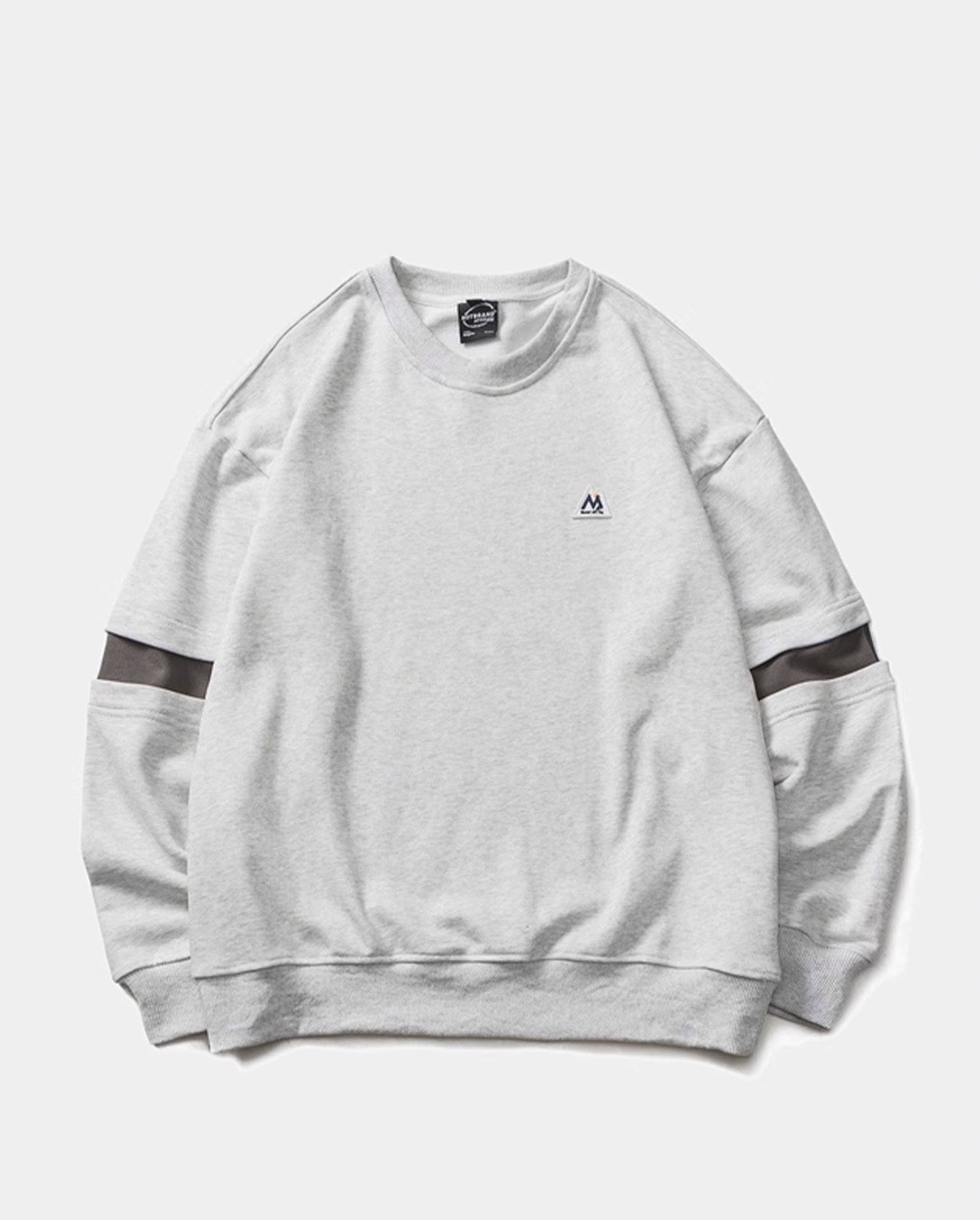 SLEEVE LINE CREW SWEAT W666