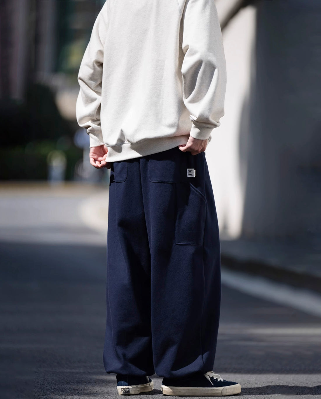 HEAVY WEIGHT LOOSE SWEAT PANTS W674