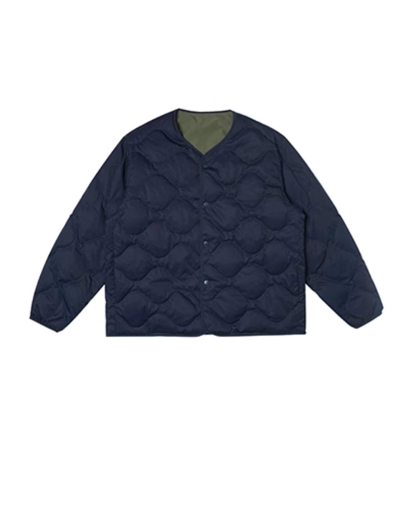 NO COLLAR QUILTED DOWN COAT W682