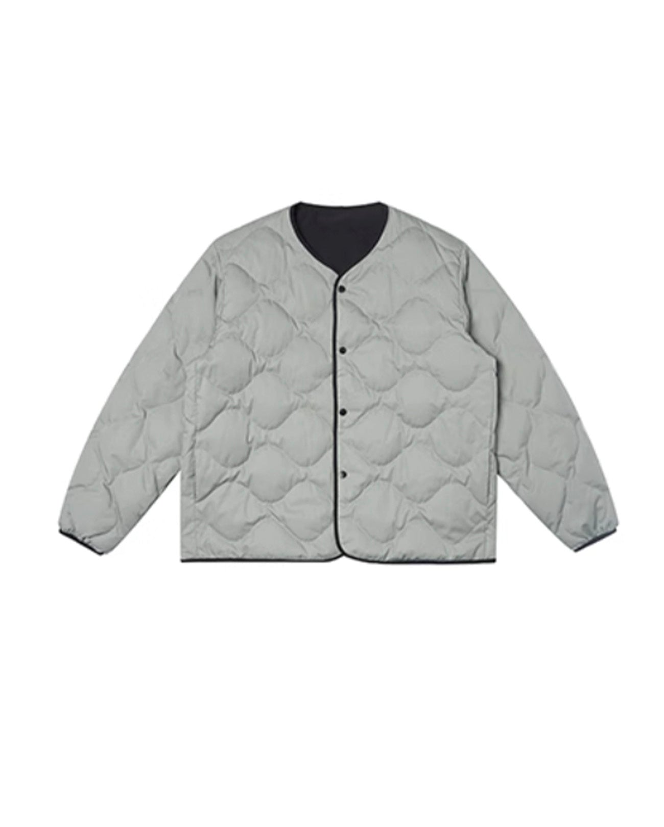 NO COLLAR QUILTED DOWN COAT W682