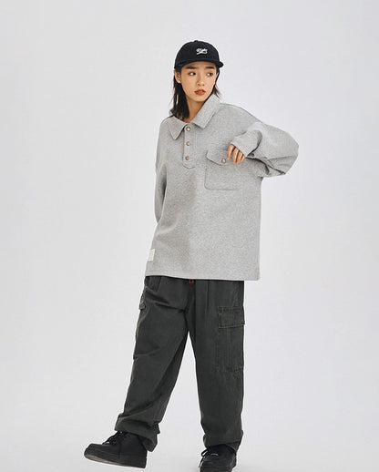 POLO POCKET CREW SWEAT W683