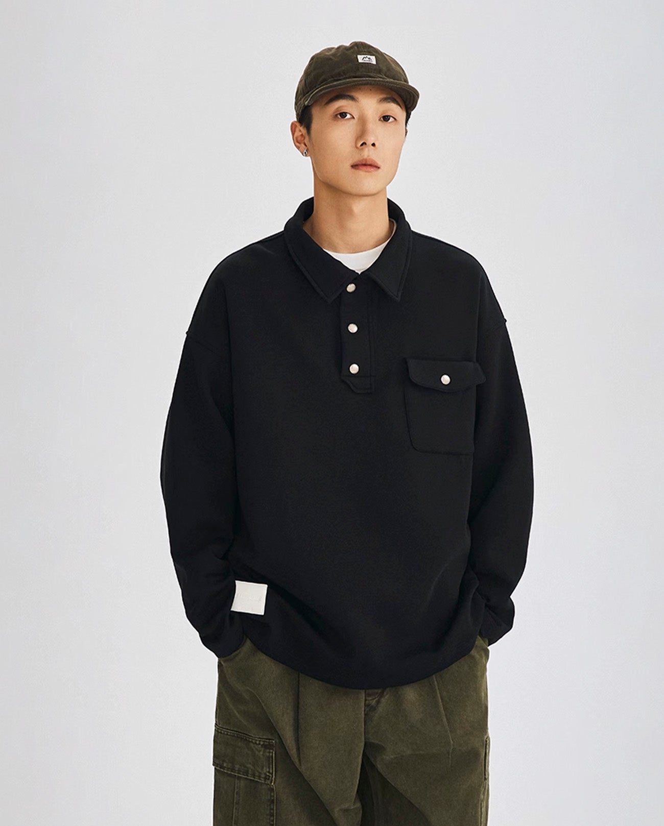 POLO POCKET CREW SWEAT W683