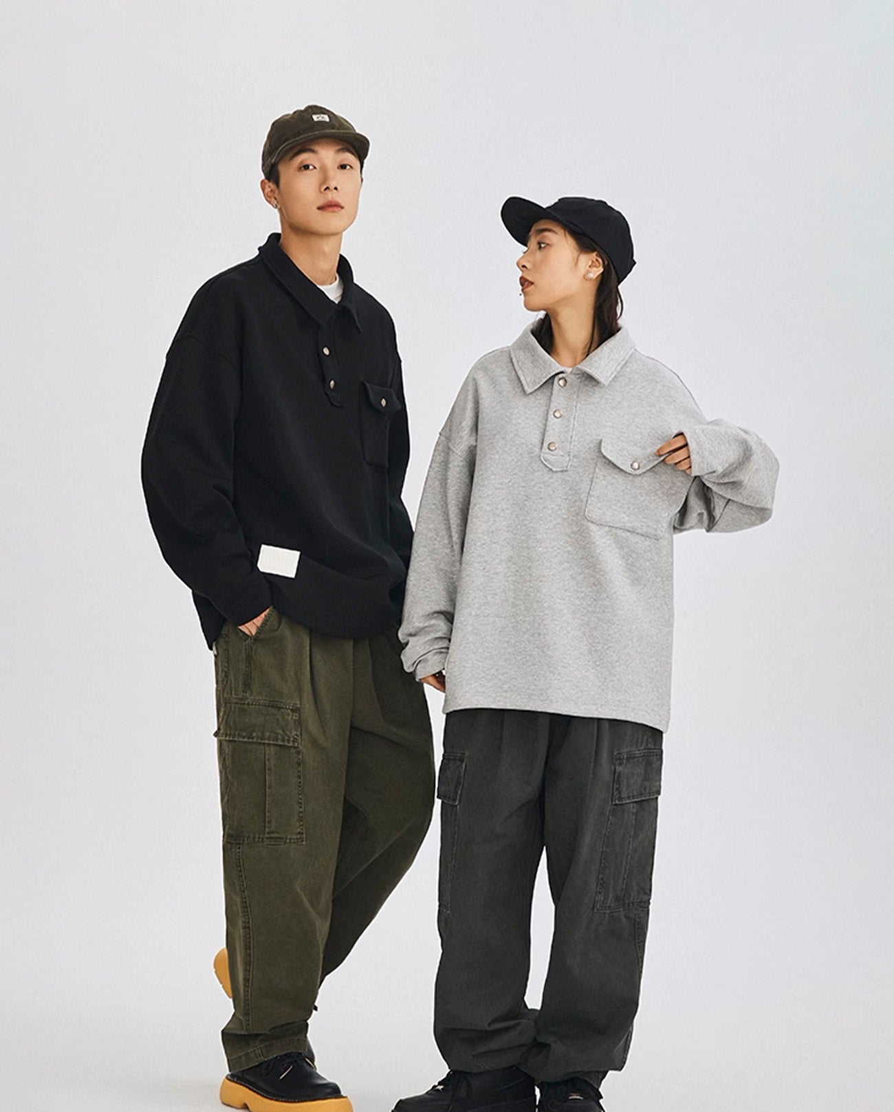 POLO POCKET CREW SWEAT W683