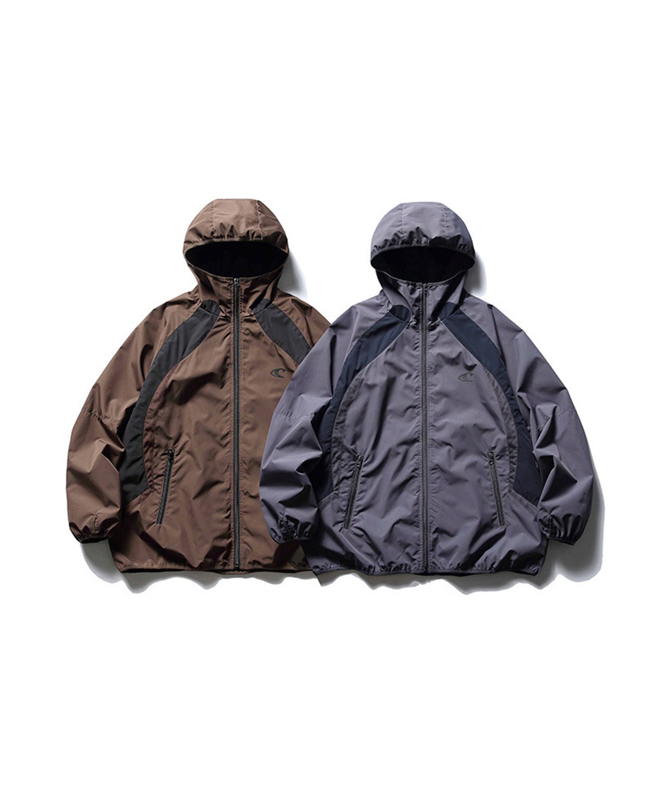 NYLON ZIP PARKA W843