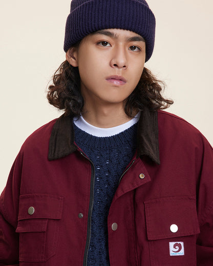 CORDUROY NECK WORK JACKET W865