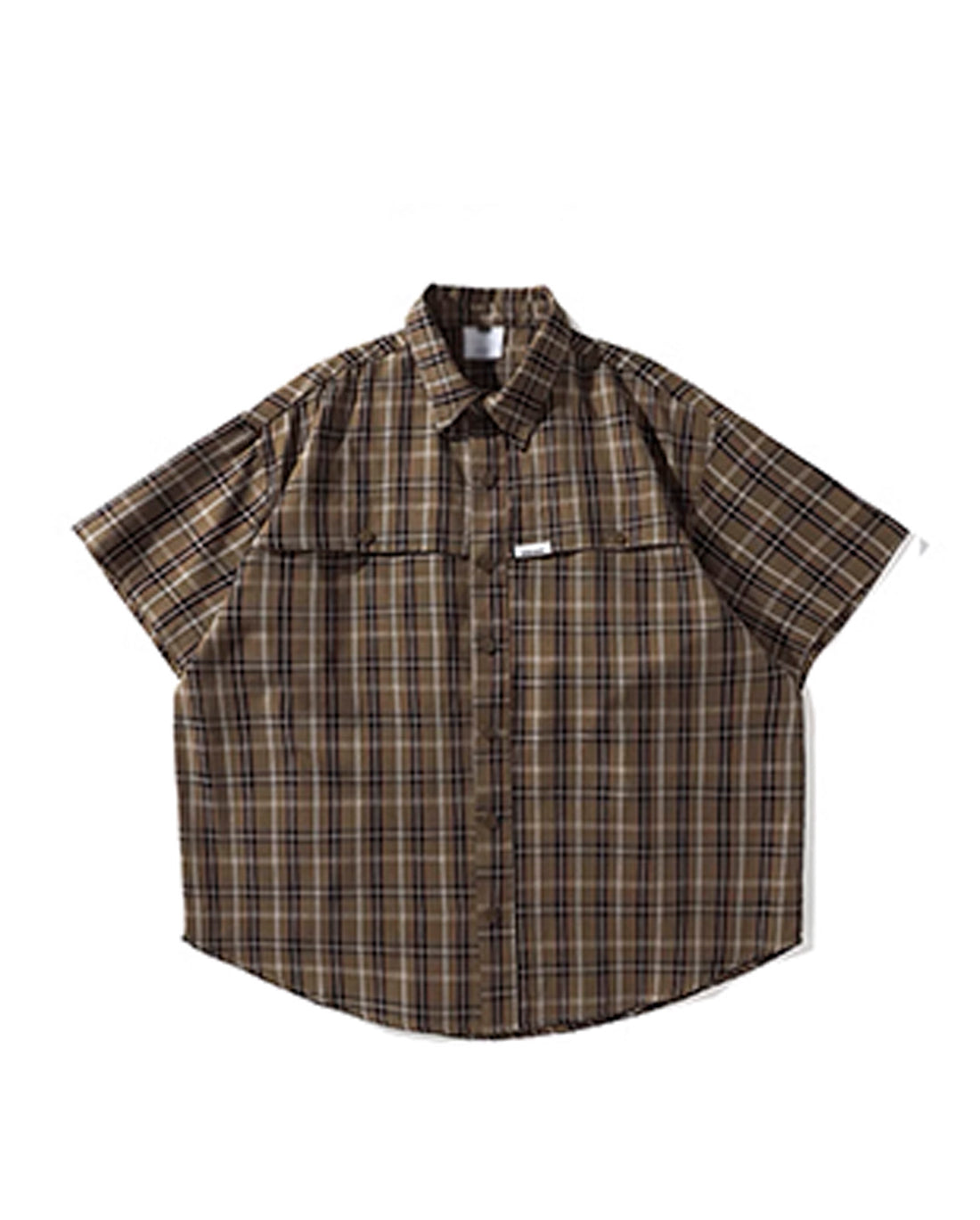 CHECK SHORT SLEEVE SHIRTS W971