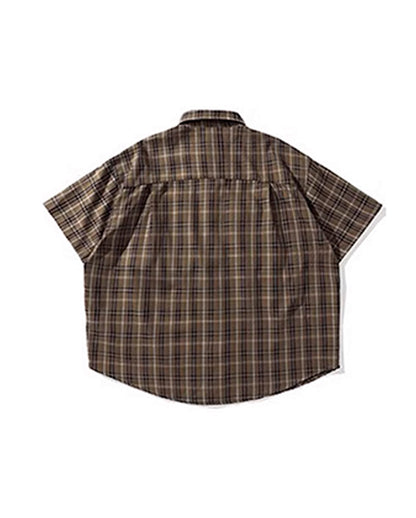 RETRO CHECK SS SHIRTS W989