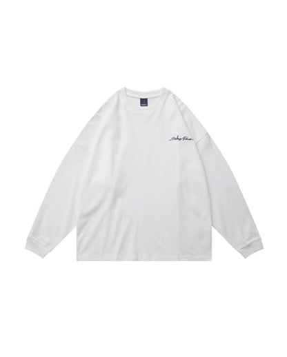 9.1oz LOGO LONG SLEEVE T-SHIRTS W1279