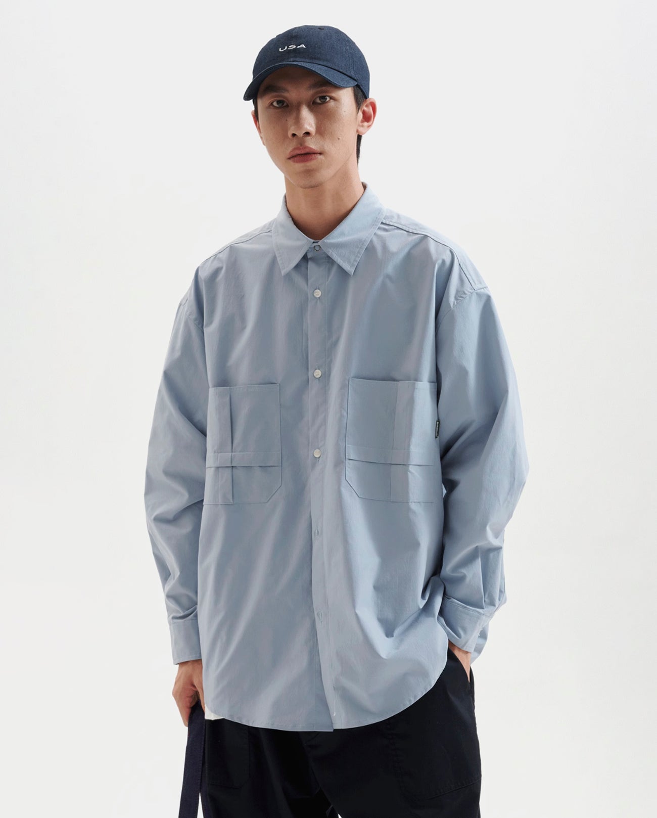 BIG POCKET LONGSLEEVE SHIRTS W1285