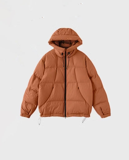 WHITE DUCK DOWN PUFFER JACKET W1287