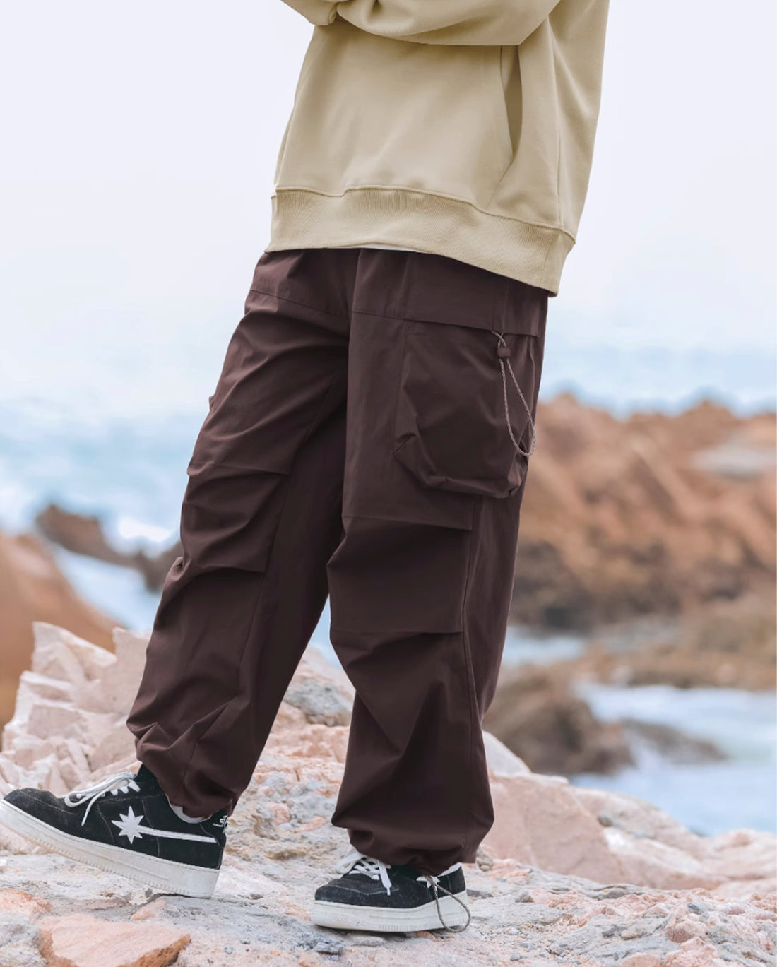 LOOSE TECH PANTS W1292