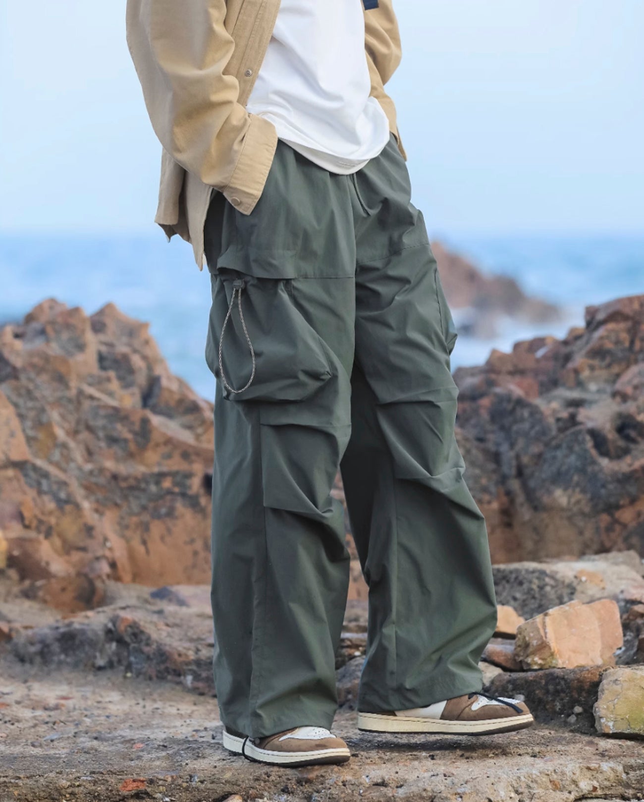 LOOSE TECH PANTS W1292