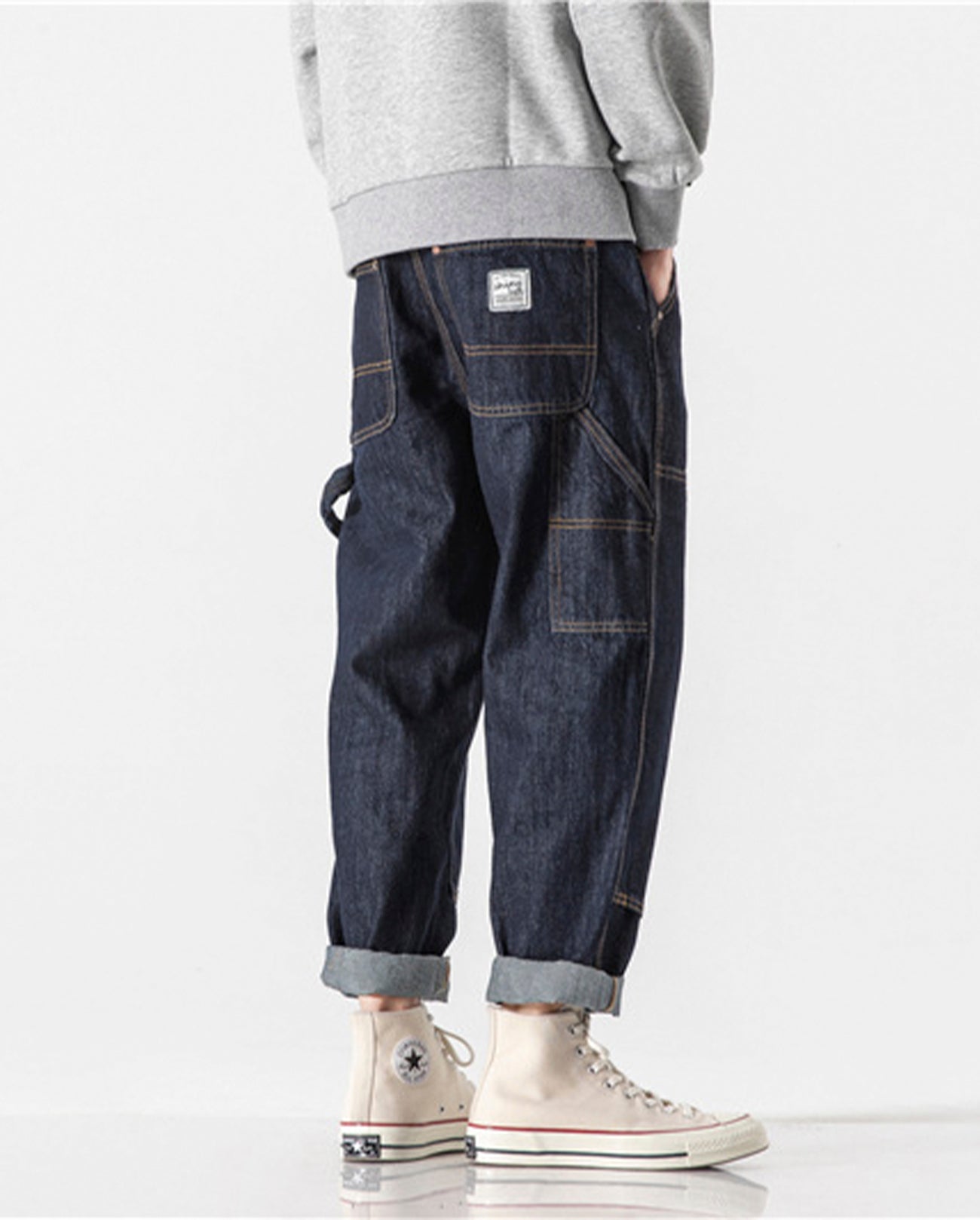 W KNEE WORK DENIM PANTS W1316