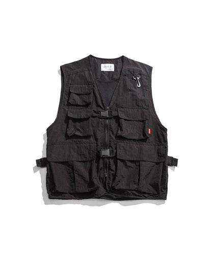 MULTI POCKET NYLON VEST W1318