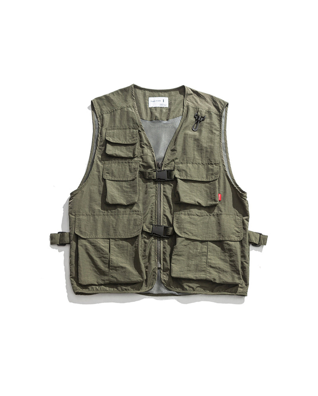 MULTI POCKET NYLON VEST W1318