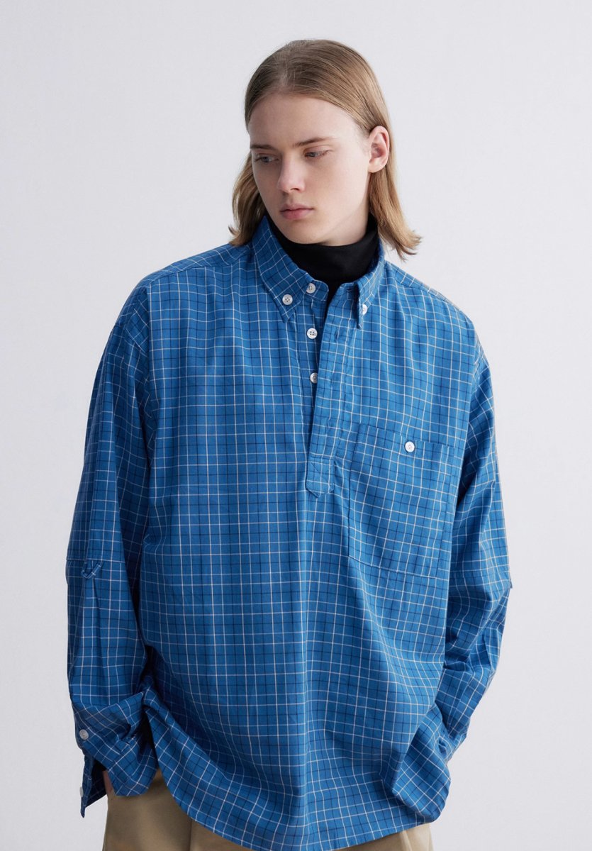 BLUE CHECK SHIRT W985