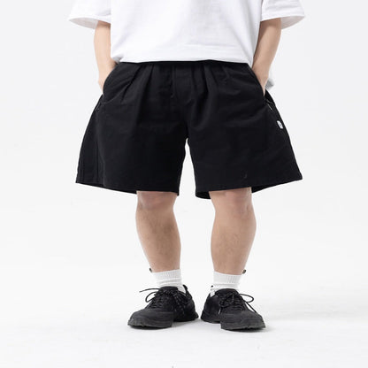 WIDE ZIP LOOSE SHORTS W240