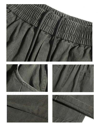 COTTON WIDE EASY PANTS W1723
