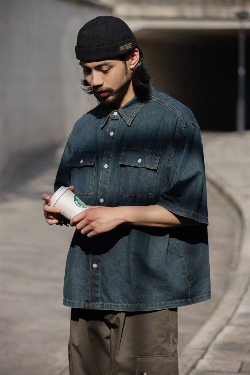 RETRO DENIM SHIRT W1184