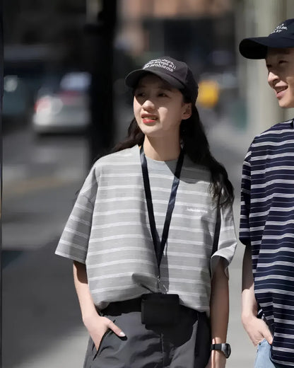 BORDER UNISEX COTTON-POLY TEE W1635