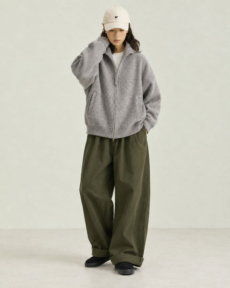 KNIT FULL ZIP JACKET W1922