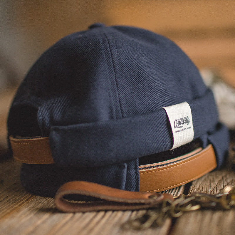 FRENCH STYLE DENIM SAILOR CAP W894