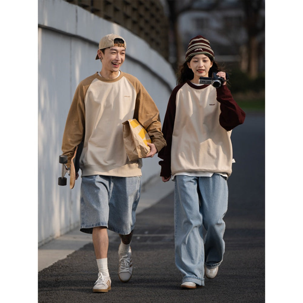 RUGRUN SLEEVE CREW SWEAT W282