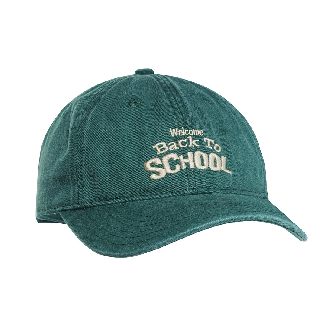 WELCOME BACK TO SCHOOL  LOGO TWILL CAP W474